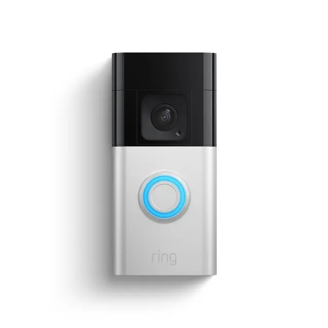 Ring Battery Doorbell Plus in Satin Nickel