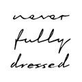 never fully dressed Coupons Logo