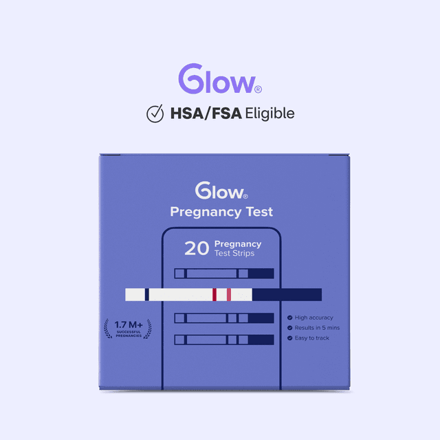 20 Pregnancy Test Strips by Glow (20hCG)