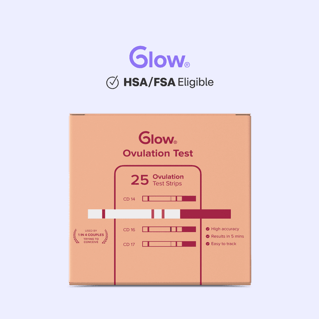 25 Ovulation Test Strips by Glow (25LH)