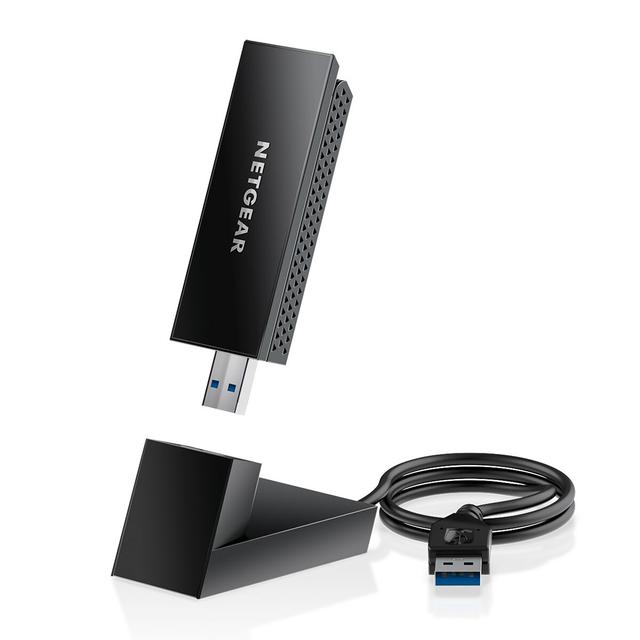 Nighthawk USB 3.0 Adapter WiFi 6E Tri-Band 3Gbps by NETGEAR, A8000