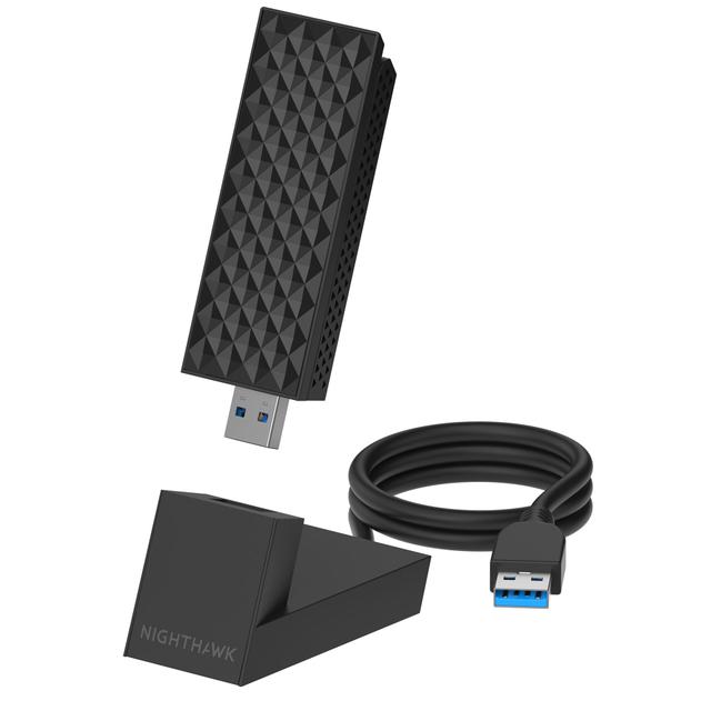 Nighthawk WiFi 7 USB 3.0 Adapter Tri-Band 6.5Gbps by NETGEAR, A9000