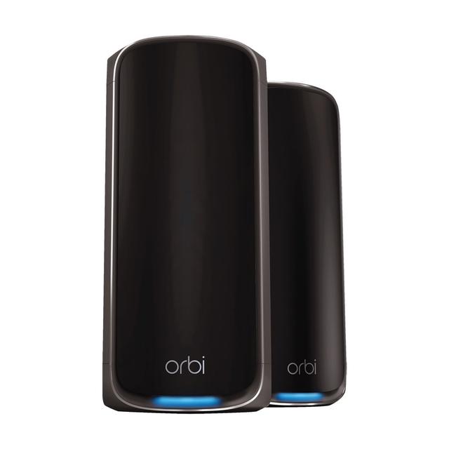 Orbi 970 Series 2-Pack Mesh System WiFi 7 Quad-Band BE27000 by NETGEAR, RBE972S