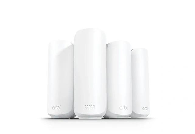 Orbi 370 Series (4-Pack) WiFi 7 Mesh System by NETGEAR, Dual-Band, 5Gbps, RBE373