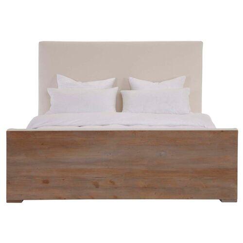 Kinney Bed - Ivory Linen - Community