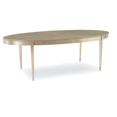 Linett Dining Table - Smoke | Dinner Table, Family Table - Beige