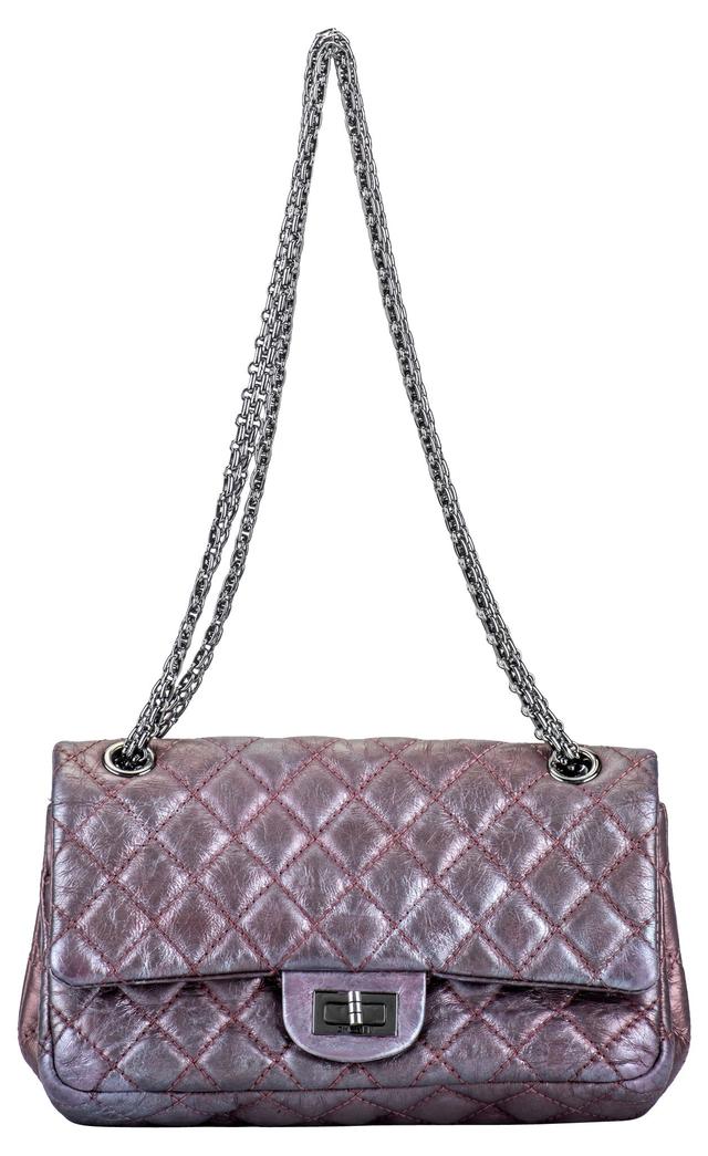 Chanel Metallic Lavender Reissue Flap - Vintage Lux - Purple