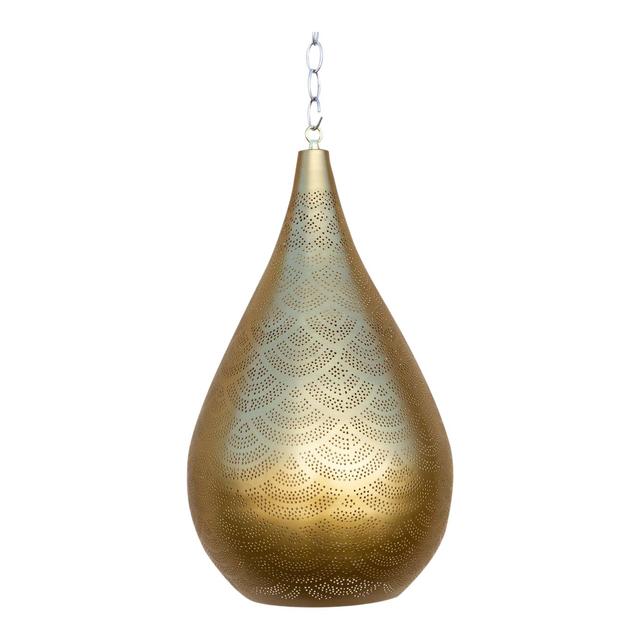 Gold Lucknow Peacock Pendant Lantern - de-cor | Hanging Light, Lanterns - Practical, Aesthetic