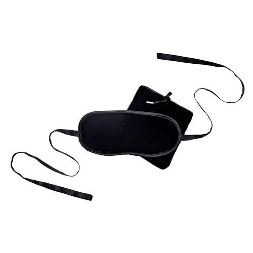 Velvet Eye Mask Set - Black - Kumi Kookoon