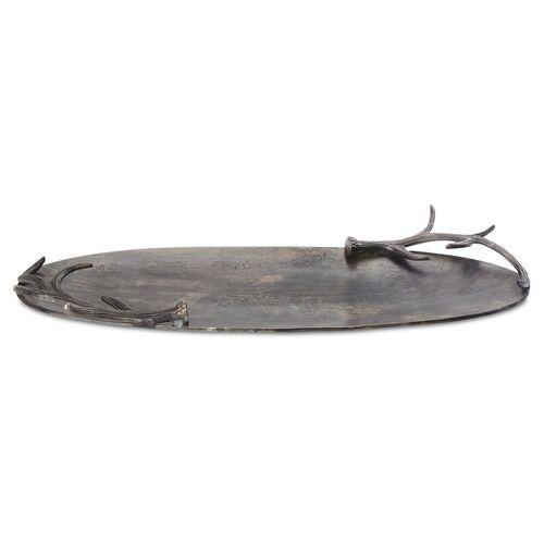 30" Meadow Tray - Bronze - Silver