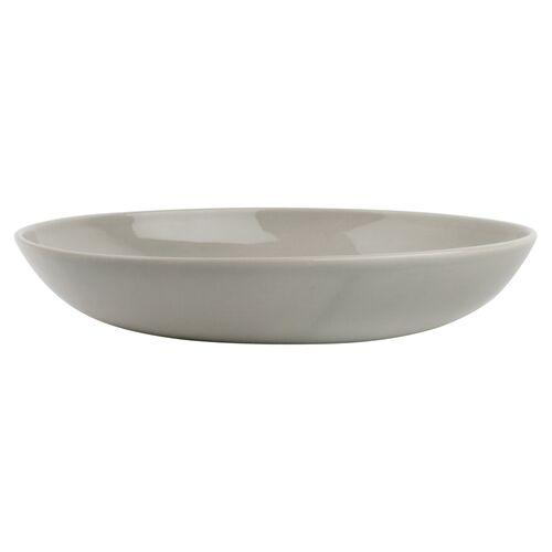 Set of 4 Shell Bisque Pasta Bowls - Gray - Canvas