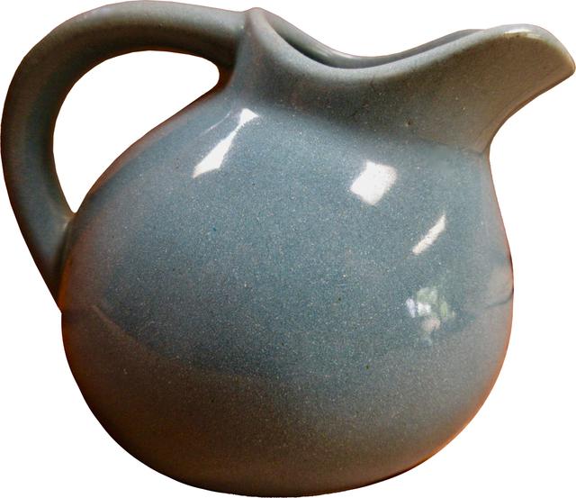 1940s American Cream Pitcher - The Emporium Ltd. - Blue