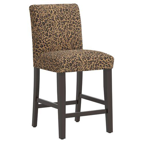 Shannon Pounce Counter Stool | Bar Stool, Kitchen Stool - Brown