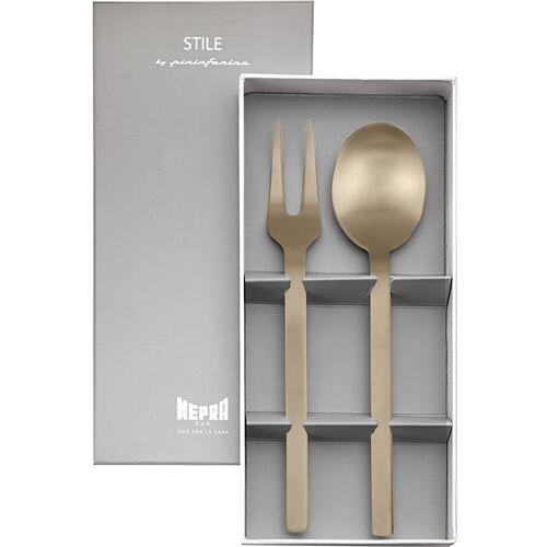 2-Pc Stile Serving Set - Dove Gray - Mepra