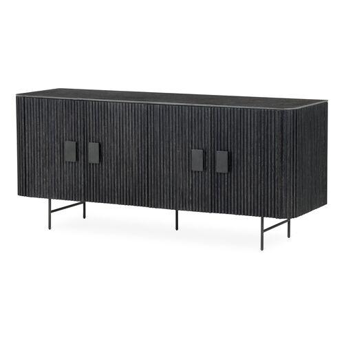 Lauren Sideboard - Blackwash | Console, Cupboard, Buffet - Ideal Storage, Decor