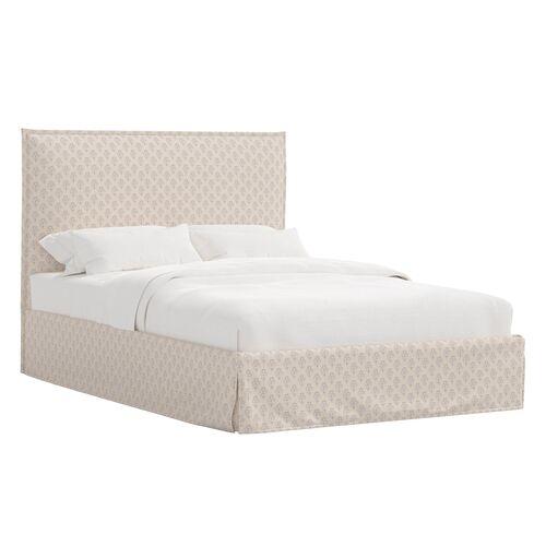 Maura Slipcover Bed - Francie - Ivory