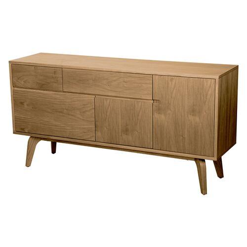 Roy Sideboard - Oak - Brown | Console, Cupboard, Buffet - Ideal Storage, Decor