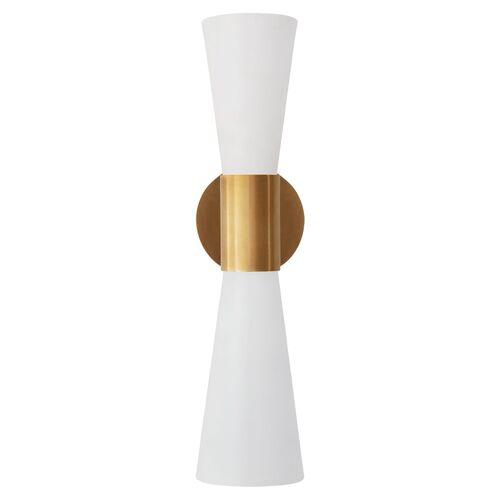 Visual Comfort - Clarkson Sconce - Gold | Wall Fixtures, Wall Lamps - Decorative, Aesthetic