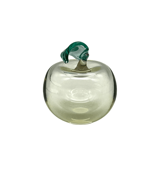 1960s Czechoslovakian Cut Glass Objet - Pilar Collection - Blue