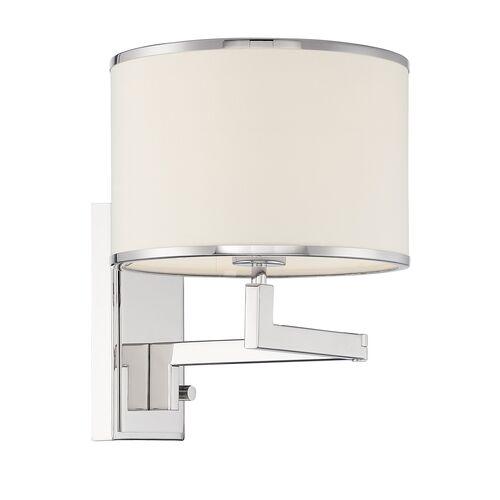 Madison Wall Mount - Polished Nickel - Crystorama - Silver