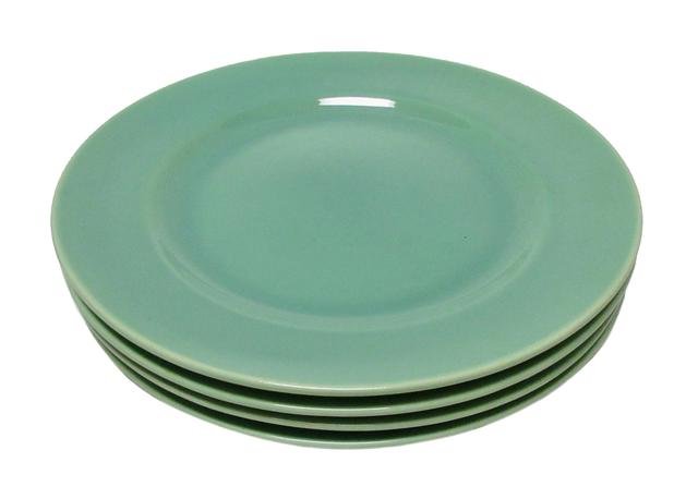 1930s Gladding McBean Dessert Plates Set of 4 - The Emporium Ltd. - Green