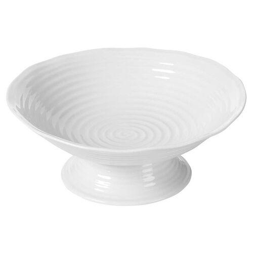 Sophie Conran Footed Serving Bowl - White - Portmeirion