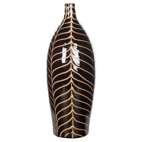 19" Vine Vase - Chocolate - Bradburn Home - Brown