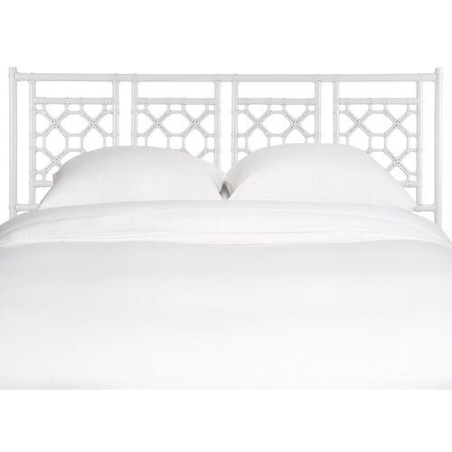 Lattice Headboard - White | Bedhead, Bed Back - Comfortable, Supportive