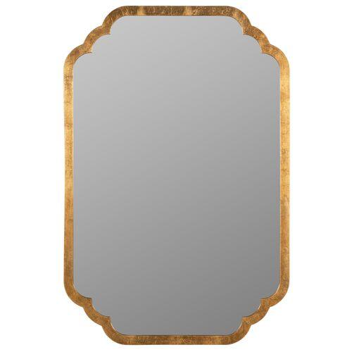 Cara Wall Mirror - Gold Leaf | Dressing Mirror, Vanity Mirror - Functional, Aesthetic