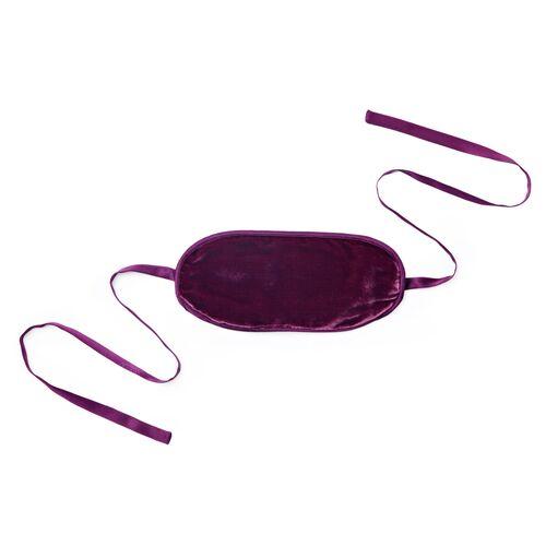 Velvet Eye Mask - Merlot - Kumi Kookoon - Purple