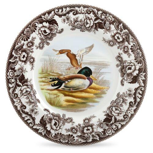 Spode Woodland Dinner Plate 10.5 Inch (Mallard) - Brown