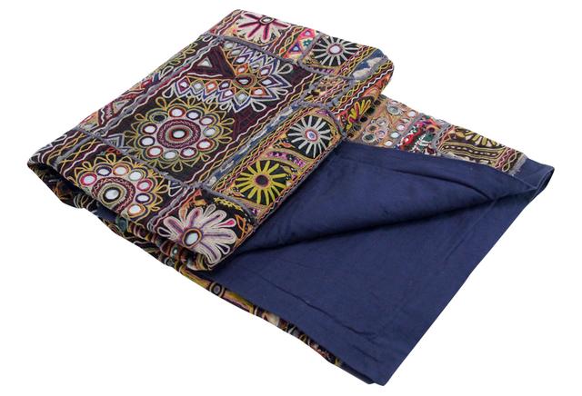 Banjara Tribal Tapestry - de-cor - Blue