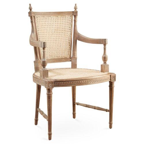 Hampton Wicker Armchair - Natural - Handcrafted - Beige | Lounge Chair, Easy Chair - Comfortable, Sturdy, Durable