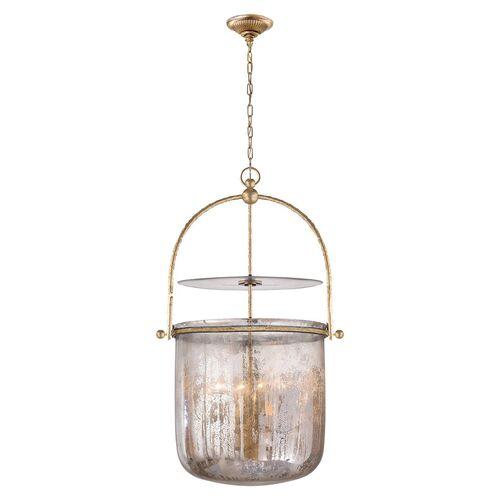 Visual Comfort - Lorford Bell Lantern - Gilded Iron - Gold