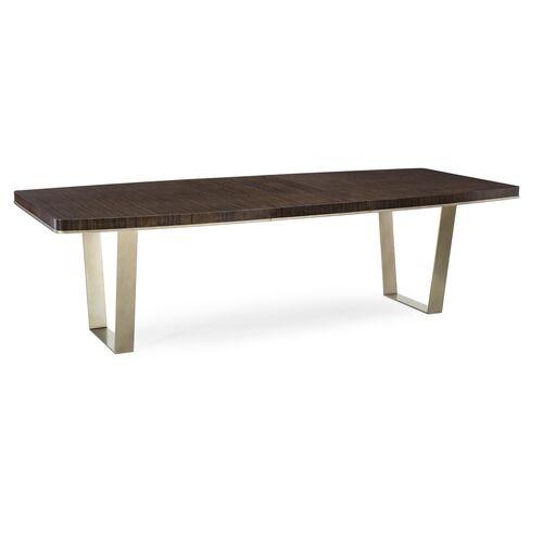 Steamline Dining Table - Aged Bourbon | Dinner Table, Family Table - Brown