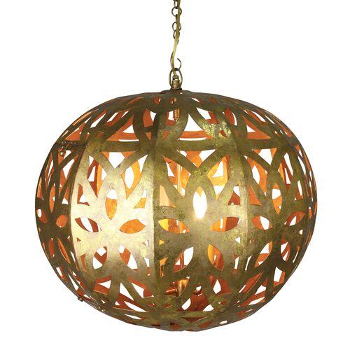 Marissa 4-Light Chandelier - Italian Gold | Ceiling Fixture, Ceiling Light - Statement Piece, Decorative