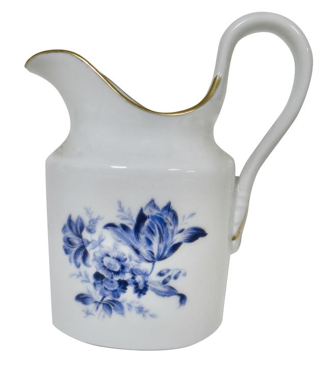 Ginori Italian Gilt Porcelain Creamer - The Emporium Ltd. - Blue
