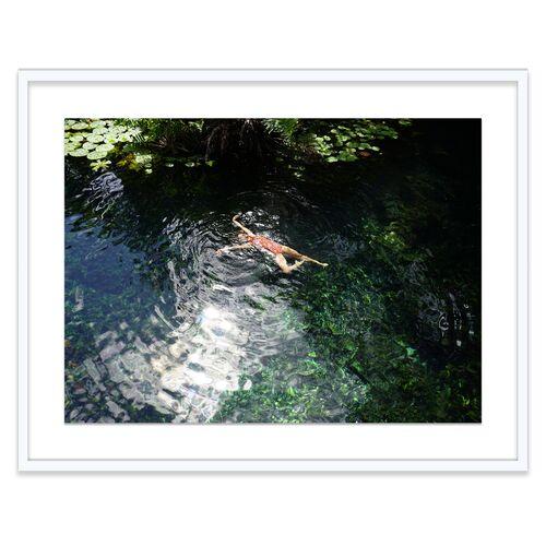 Natalie Obradovich - Tulum Swim Photograph - Green