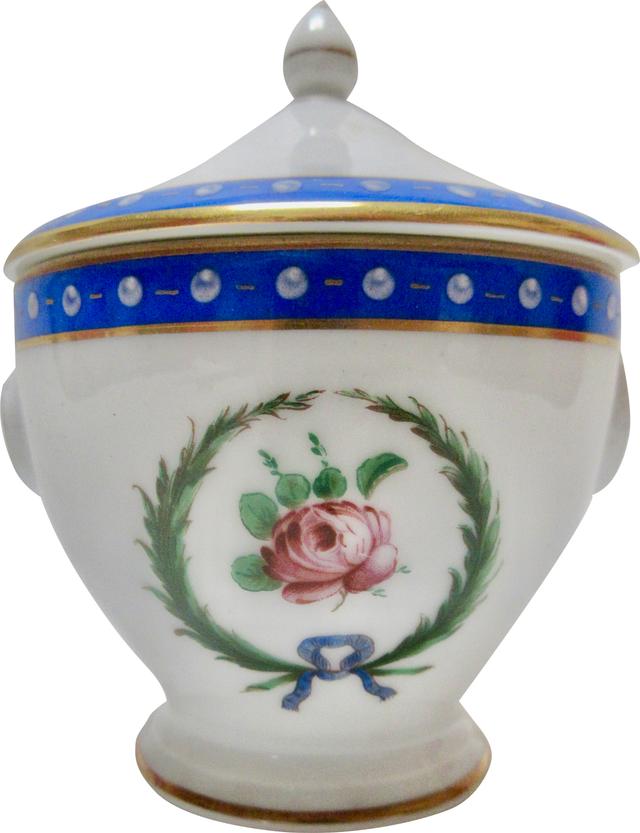 Ginori Italian Porcelain Sugar Bowl - The Emporium Ltd. - White