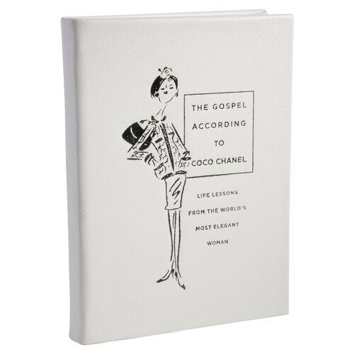 Coco Chanel Leather Edition Book - White