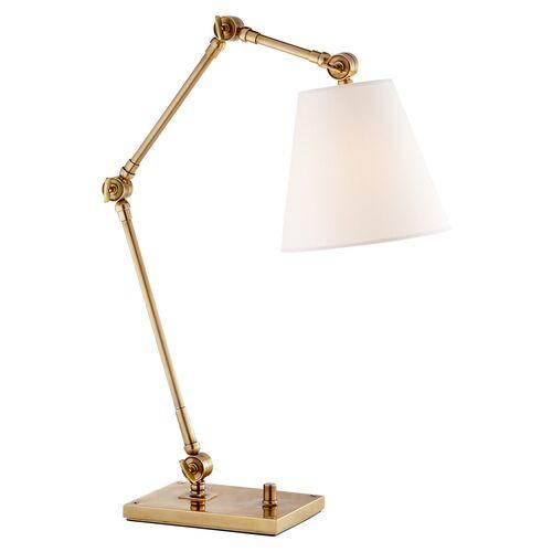 Visual Comfort - Graves Task Lamp - Antique Brass - Gold