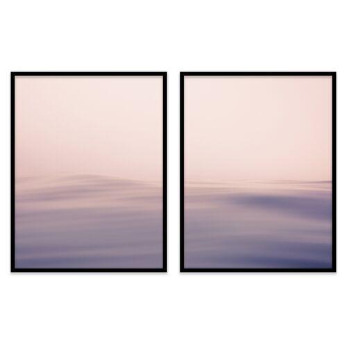 Alex Hoerner - Seascape I Diptych Photograph - Blue