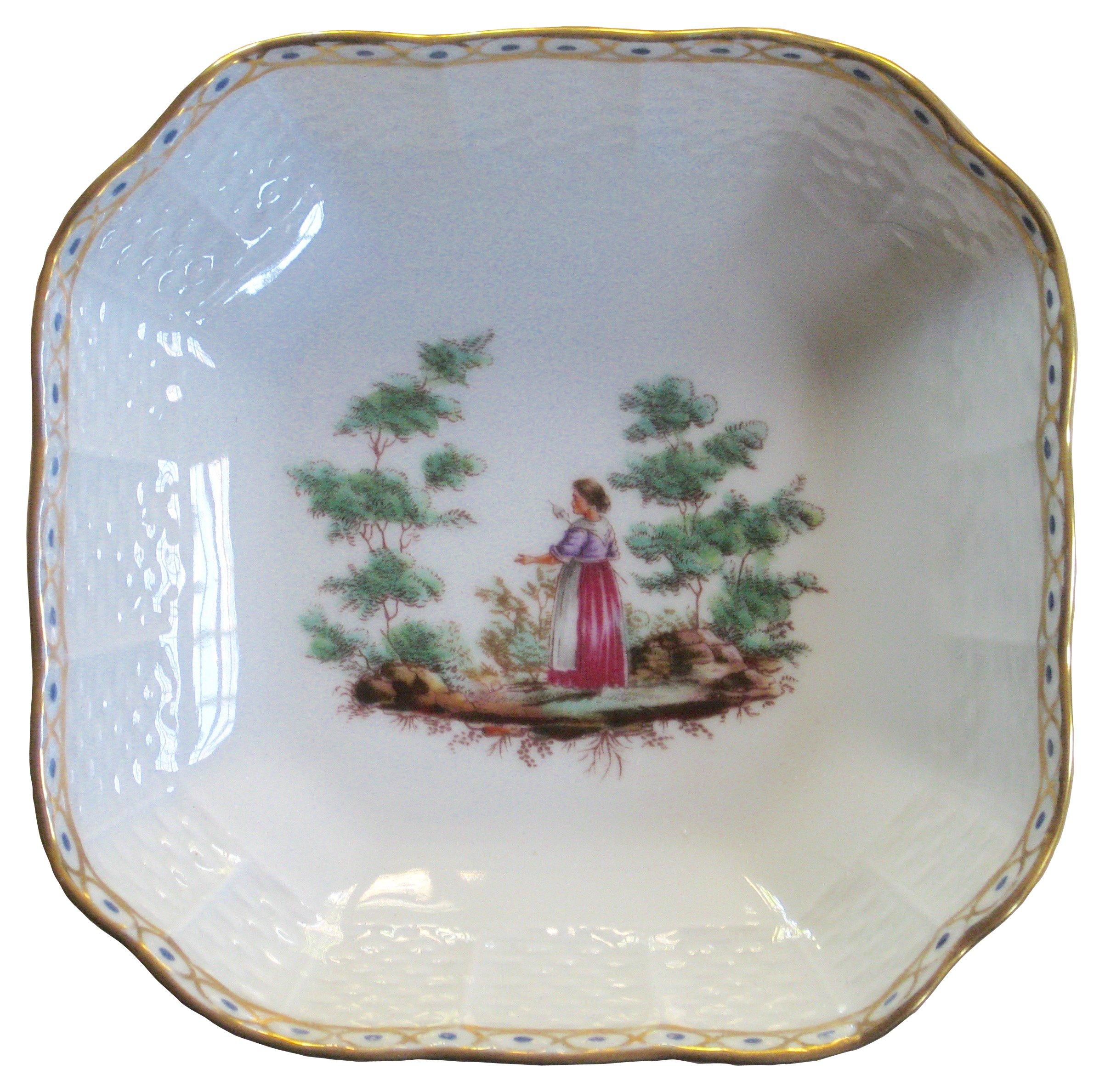 Ginori Gilt Porcelain Tray - The Emporium Ltd. - Gray