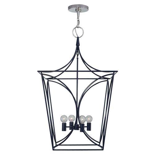 Visual Comfort - Cavanagh Medium Lantern - Blue
