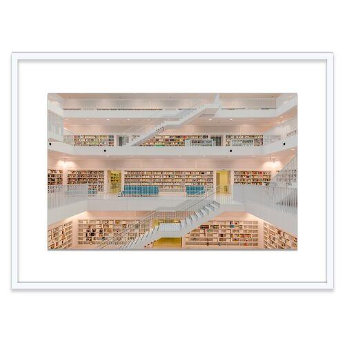 Richard Silver - Stuttgart Public Library Photograph - Gold