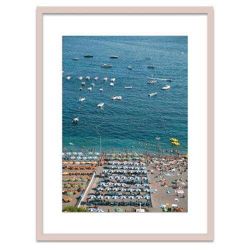Natalie Obradovich - Fornillo Spiaggia Photograph - Blue
