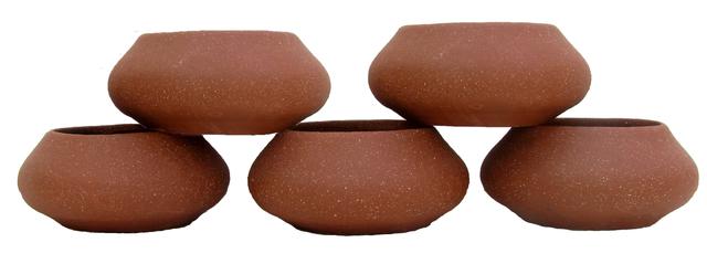 Vintage Terracotta Bowl Collection - Set of 5 - Chez Vous - Brown