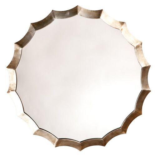 Leon Wall Mirror - Antiqued Silver | Dressing Mirror, Vanity Mirror - Functional, Aesthetic
