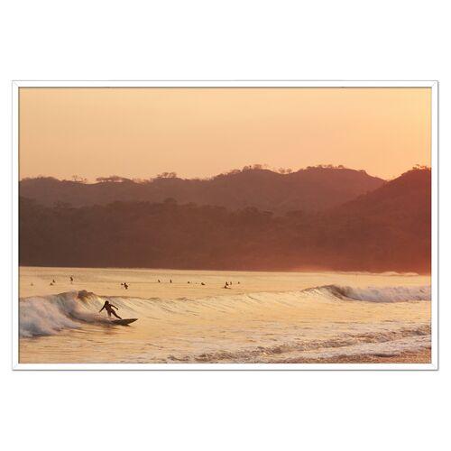 Pascal Shirley - Sunset Surfer Photograph - Beige