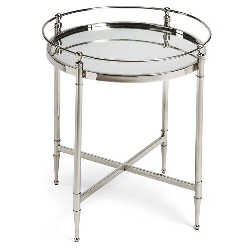 Neiman Side Table - Silver | End Table, Occasional Table, Small Table